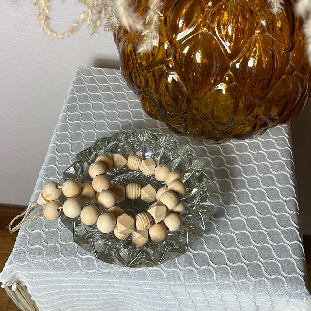 Vintage Cut Glass Ashtray Decorative Dish KIG Indonesia